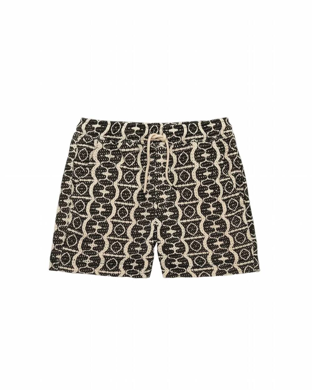 NEW OAS men's hypnotise net shorts in black
